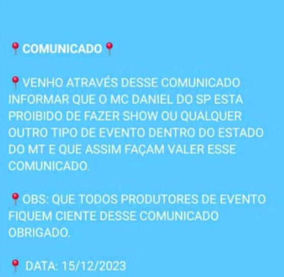 Comunicado cv