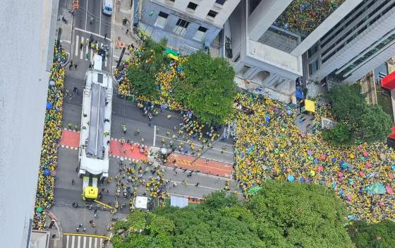 Apoiadores de Bolsonaro, domingo 25