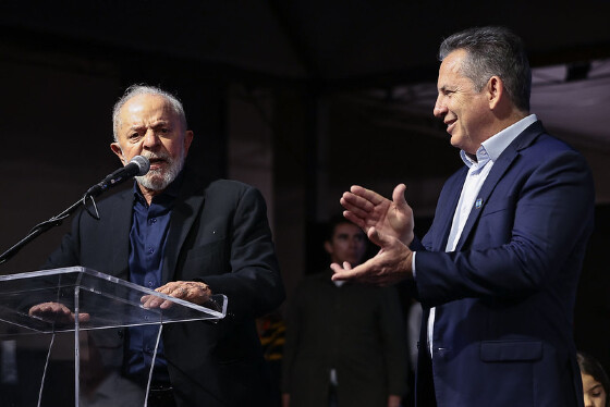 Mauro Mendes e Lula