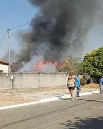 Bebê morre em incêndio 