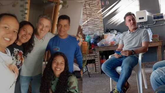 Luciano Huck com família 