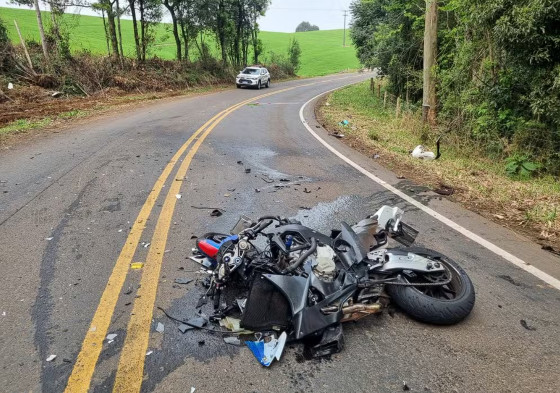 Acidente de moto em SC