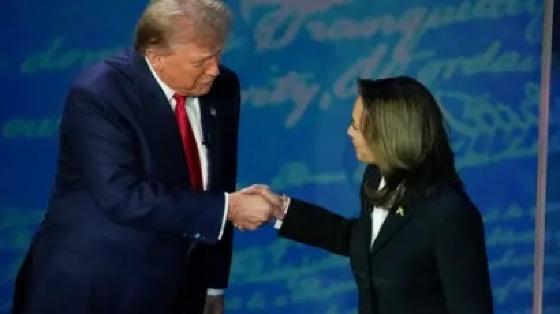 Trump e Harris 