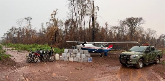 Cocaína em avião