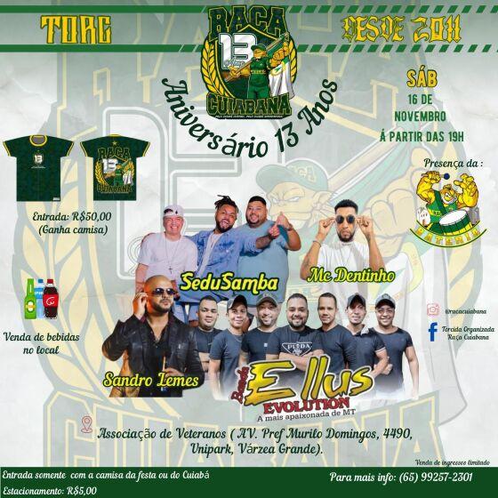 Festa torcida Cuiabá