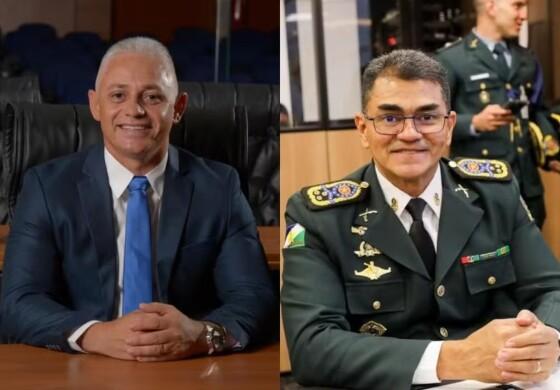 Rarison Barbosa e  coronel Miramilton Goiano