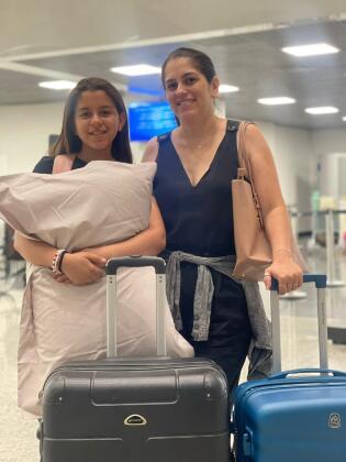 Luiza Amigo Costa e sua mãe