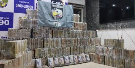 VÍDEOS: Carga de meia tonelada de cocaína é apreendida em caminhão