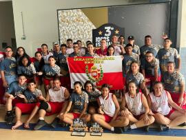 Alunos da escola cívico-militar de Barra do Garças vencem 3º Jogos dos Estudantes Militares de MT