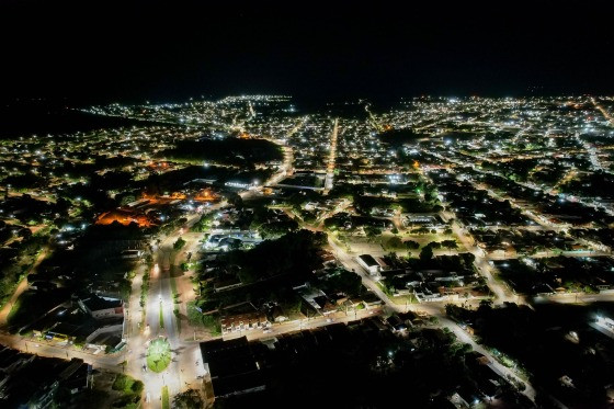 Cáceres foi um dos municípios que completou as instalações das luminárias