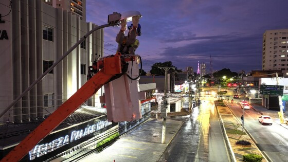 Mutirão de manutenção da iluminação pública