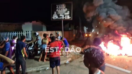 Protesto em VG - falta dagua