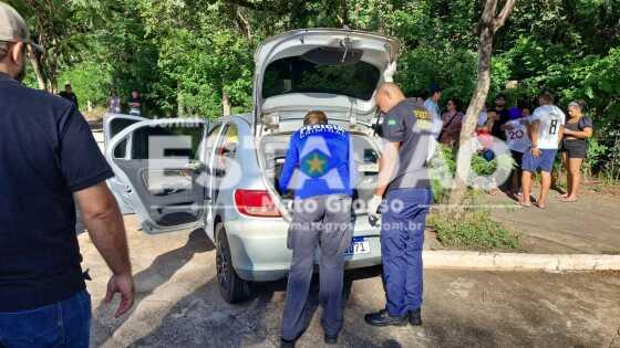 corpo Diogo Olegário dos Santos na avenida do cpa