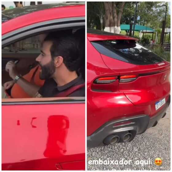 Gusttavo Lima e Ferrari