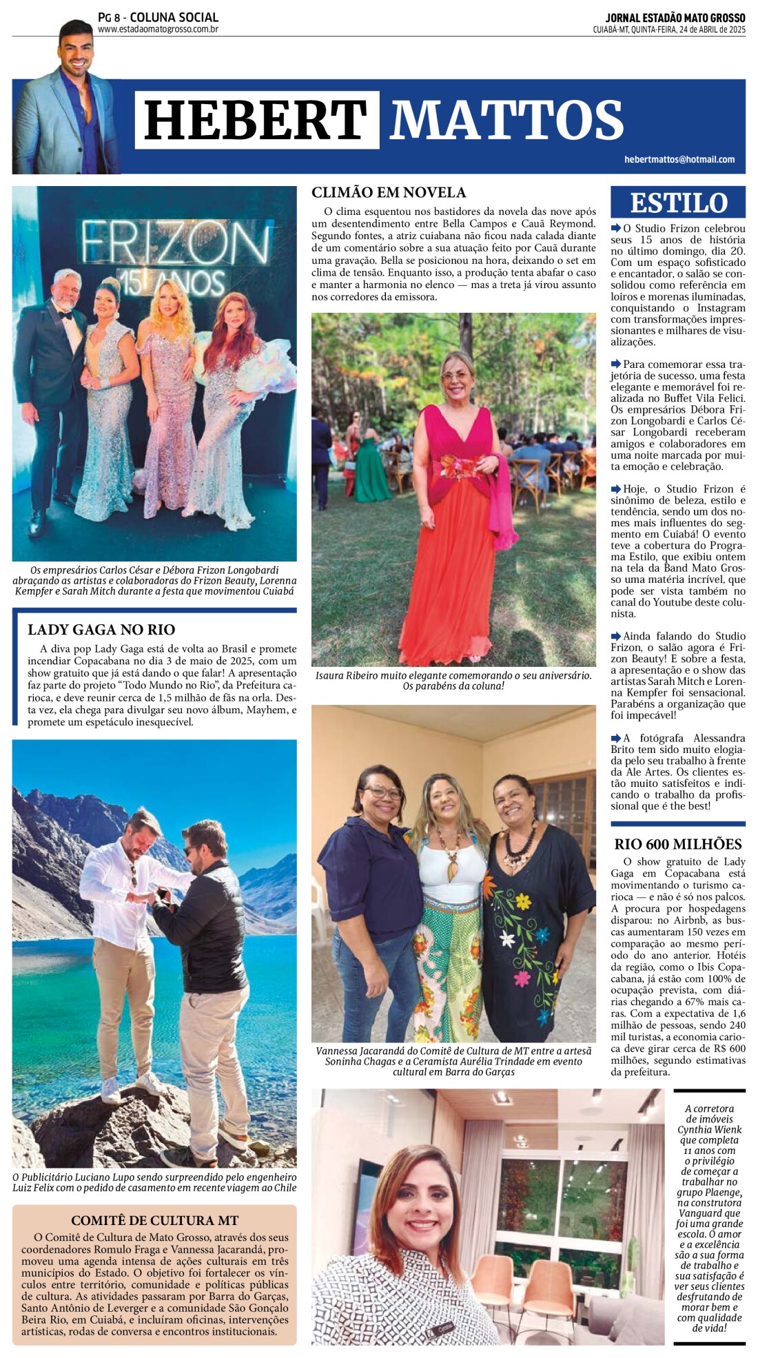 Coluna Social:  24-04-2025