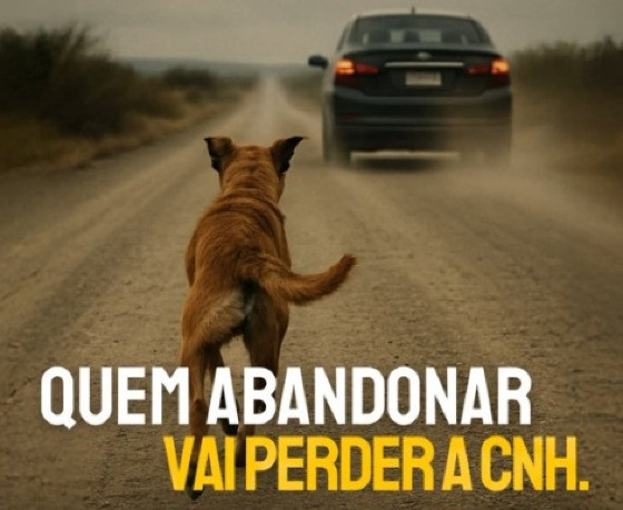 PL sugere a cassação da CNH de quem for pego abandonando animais.