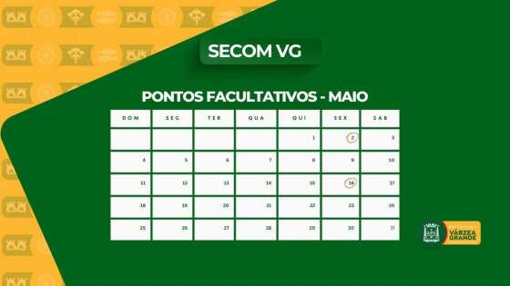 Na sexta-feira, dia 2, toda a iniciativa privada estabelecida em Várzea Grande poderá funcionar normalmente e na segunda os serviços municipais serão retomados