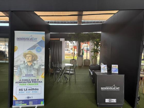 Desenvolve MT estará com a equipe para atender os visitantes durante todo o evento