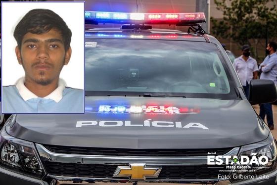 Akcel Lopes Campos teve sua imagem divulgada pela Polícia
