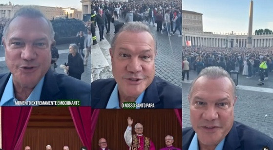 welligton no Vaticano 