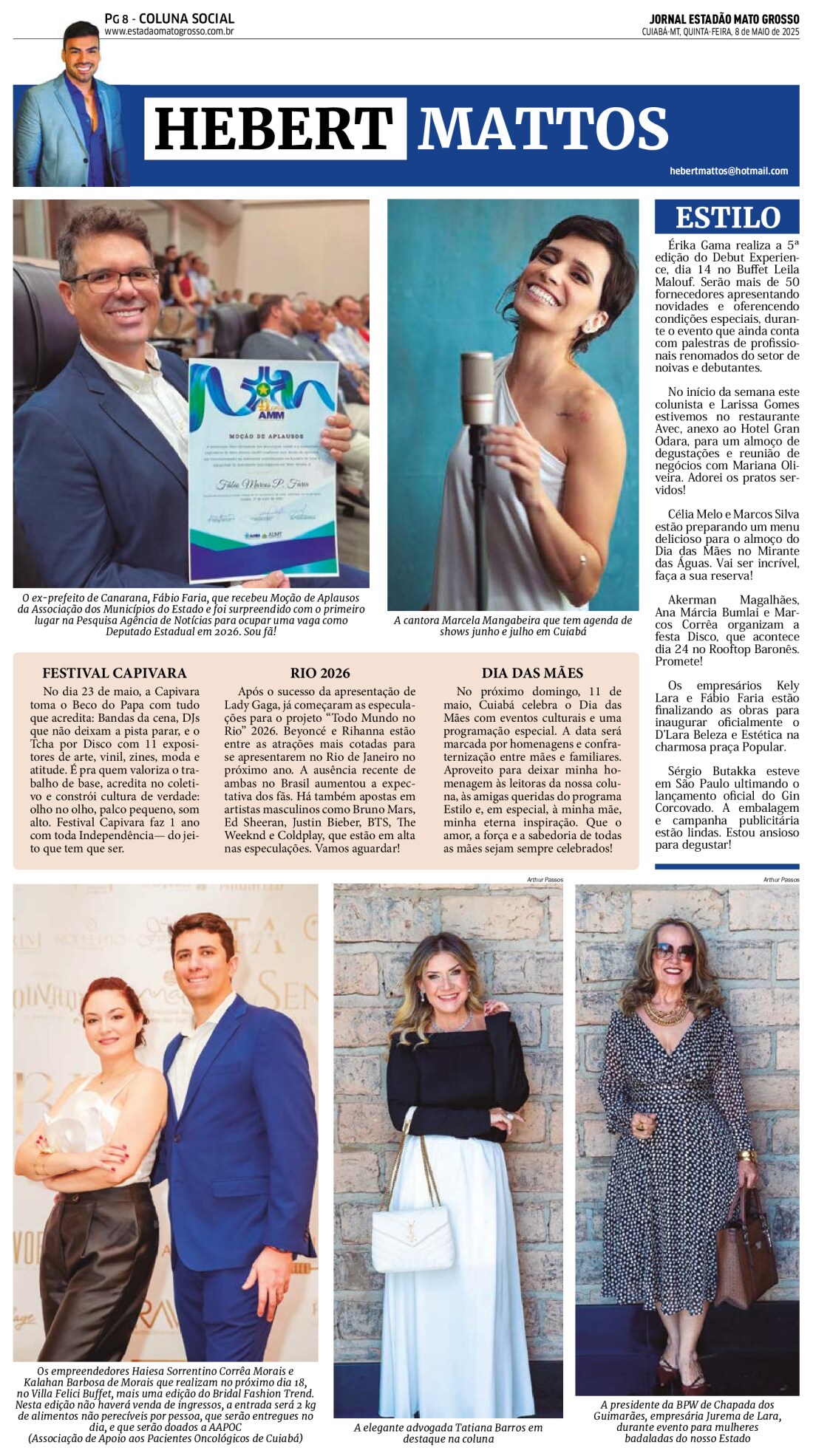 Coluna Social: 08-05-2025