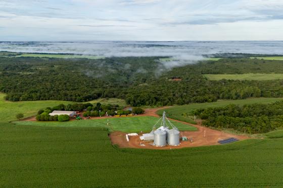Propriedade Rural Silo Armazém Fazenda