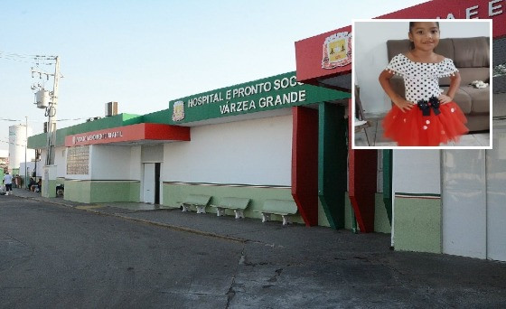 Helena Galdino de Amorim Batista, de 6 anos, morreu após sofrer um acidente de trânsito em Santo Antônio de Leverger 