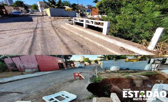 Ponte na Rua Senador Teotônio Vilela passa por reparos após pressão dos moradores