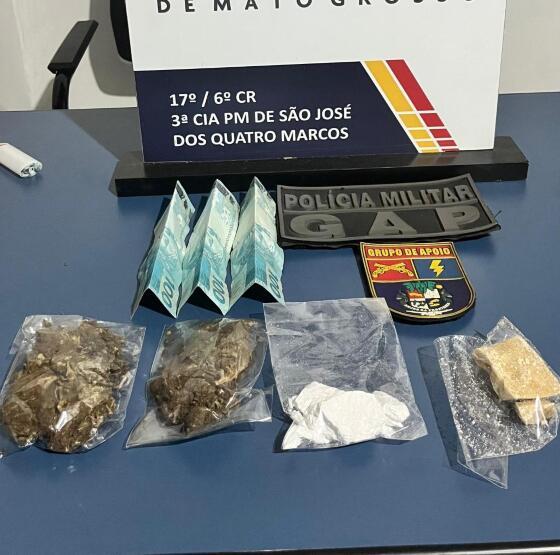 Três adolescentes faccionados são apreendidos por tráfico de drogas