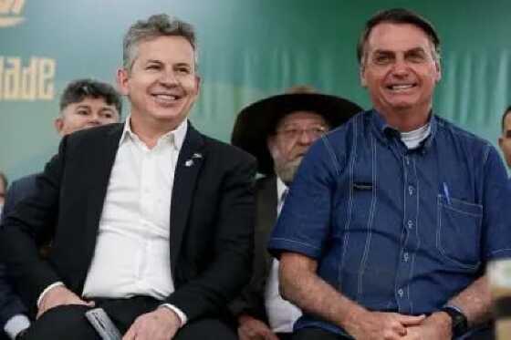 Mauro Mendes e Jair Bolsonao