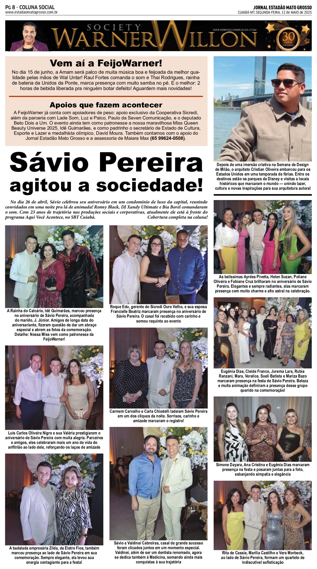 Coluna Social: 14-05-2025