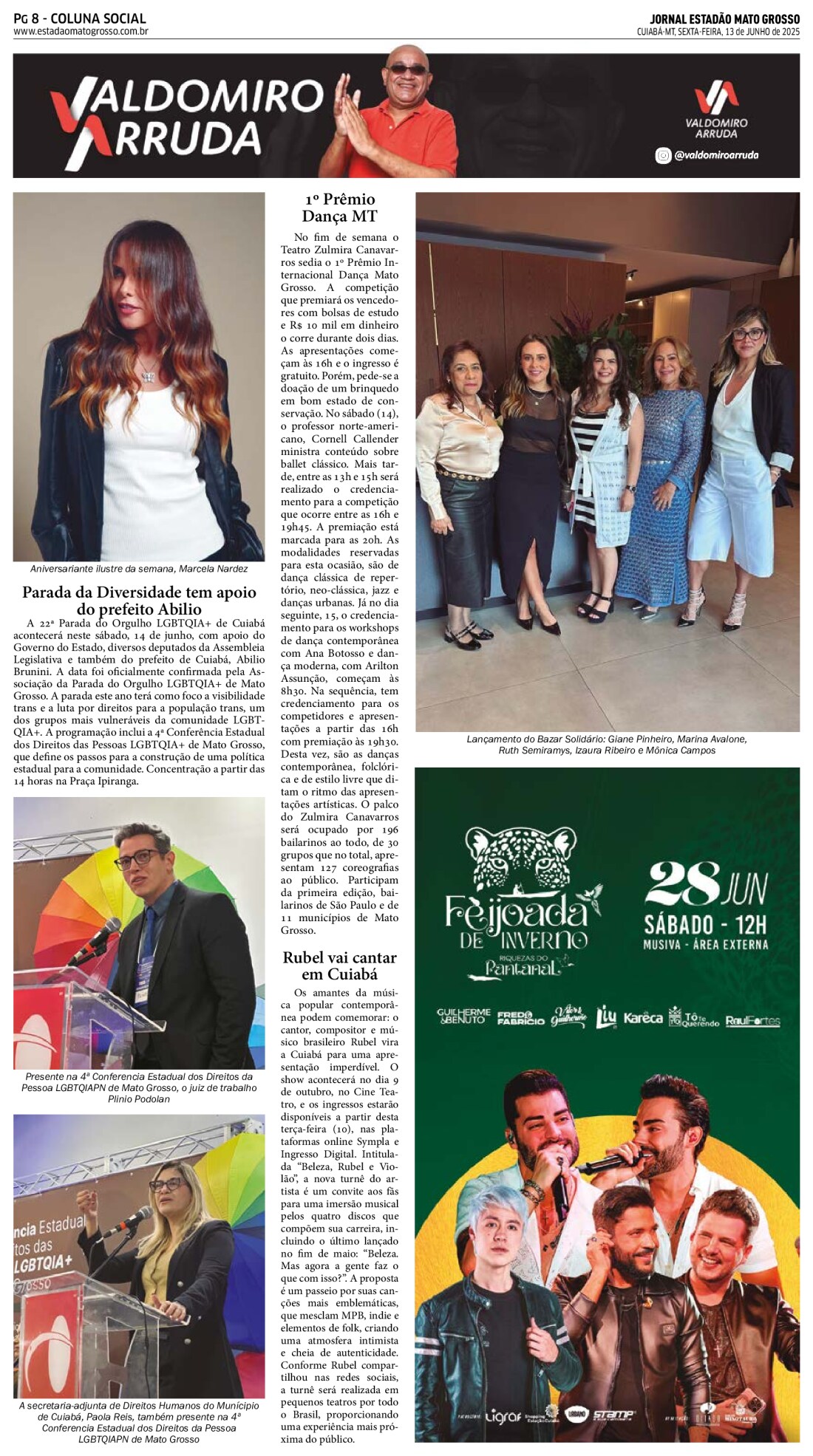 Coluna Social: 13-06-2025