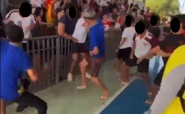 Estudantes protagonizam cena de pancadaria em ginásio de Cuiabá 