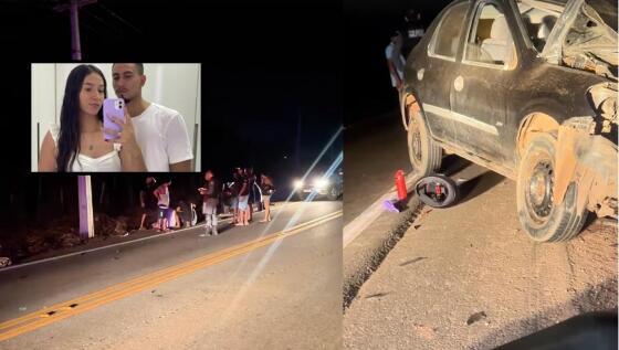 Jovens Albert e Dannyele morreram após serem atingidos por Prisma preto