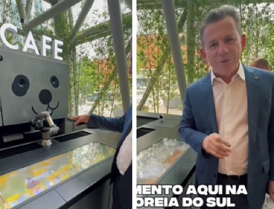 Mauro Mendes na Coreia do Sul