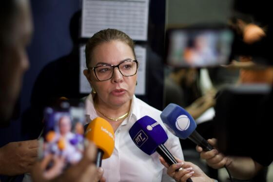 Presidente da Câmara de Cuiabá, Paula Calil.