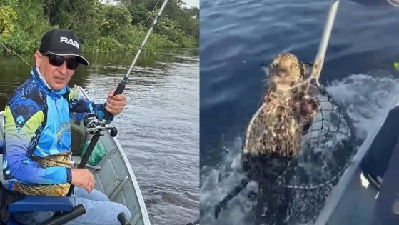 Vanderlei teve experiência com onça que diz guardar para o resto da vida