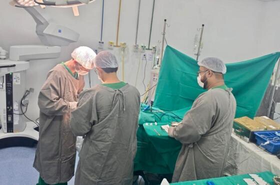 O mutirão deste sábado vai atender pacientes de 15 municípios de Mato Grosso