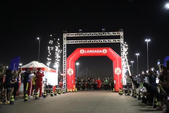 edição noturna da Corrida Sesc Homens do Fogo