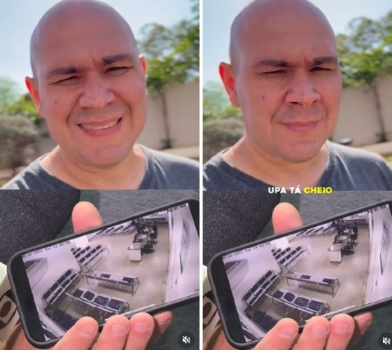 Prefeito grava vídeo na UPA e rebate críticas da vereadora Maysa