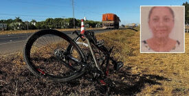 Ciclista morre ao ser atropelada por caminhonete na BR -163, em Nova Mutum 