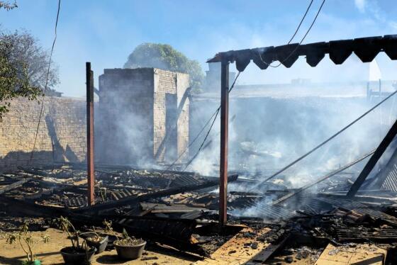  incêndio em residência