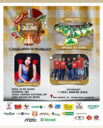 A noite promete: música boa, comida típica e muita alegria para ajudar na reforma do espaço que respira arte!