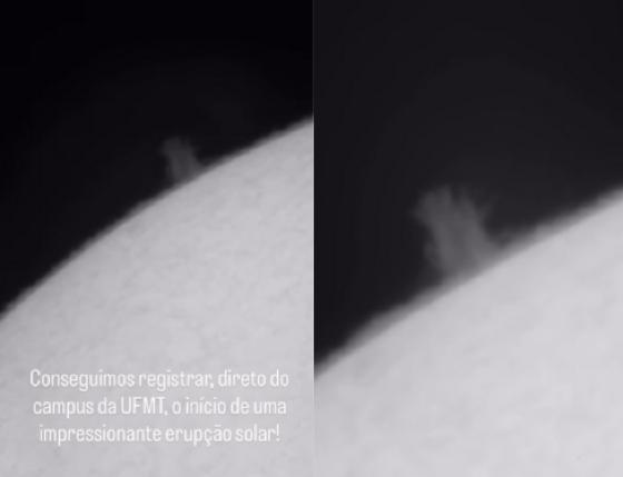 Erupção solar