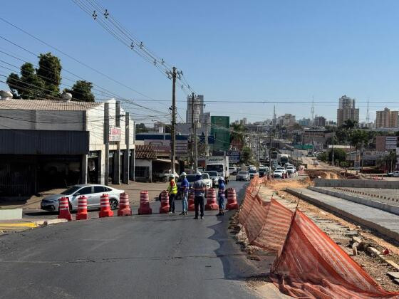 Durante o período de interdição, o tráfego será desviado por rotas alternativas dentro do bairro Areão