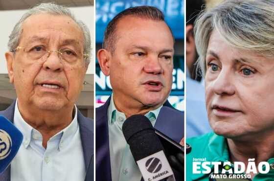 Jayme Campos, Wellington Fagundes e Margareth Buzetti.