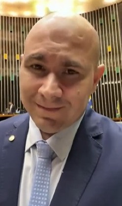 O prefeito Abilio Brunini, que foi a Brasília para cobrar a transparência sobre o uso de emendas federais de 2024 em Cuiabá.